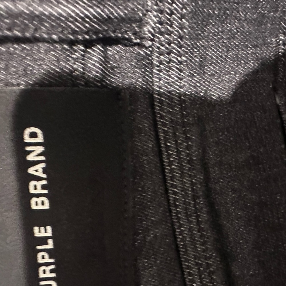 Purple Brand Skinny Jeans in Dark Blue and Gray - Picture 5 of 6